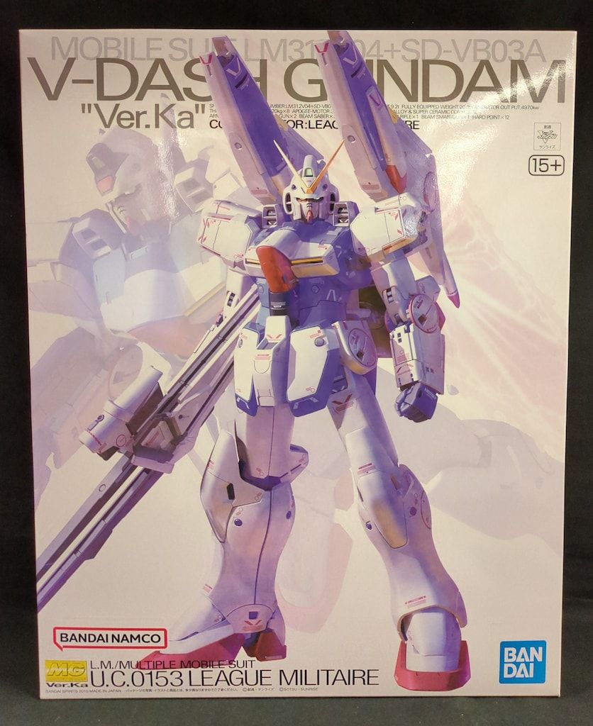 バンダイ MG 1/100 機動戦士Vガンダム Vダッシュガンダム（Ver.Ka）+15表記