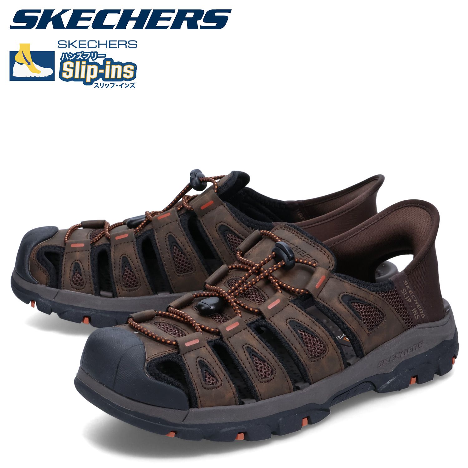 スケッチャーズ SKECHERS スリップインズ トレスメン ノルビック スポーツサンダル メンズ SLIP-INS TRESMEN NORVICK 205187