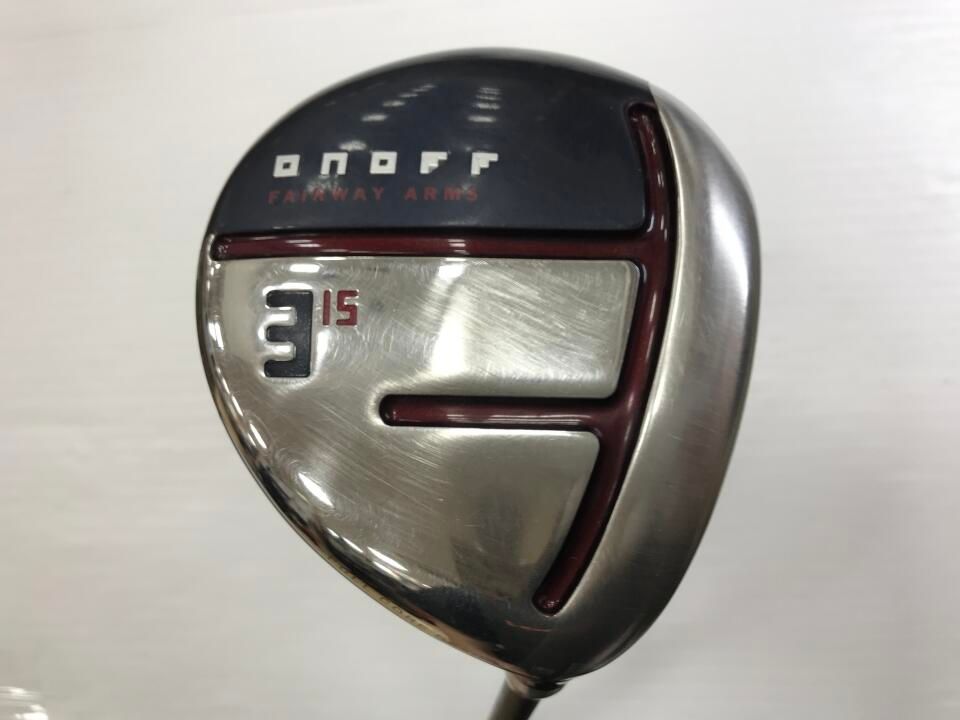 グローブライド　ONOFF FAIRWAY ARMS AKA 2020　15度　HASHIRI:f50　Sフレックス　フェアウェイウッド　中古【最短即日発送】