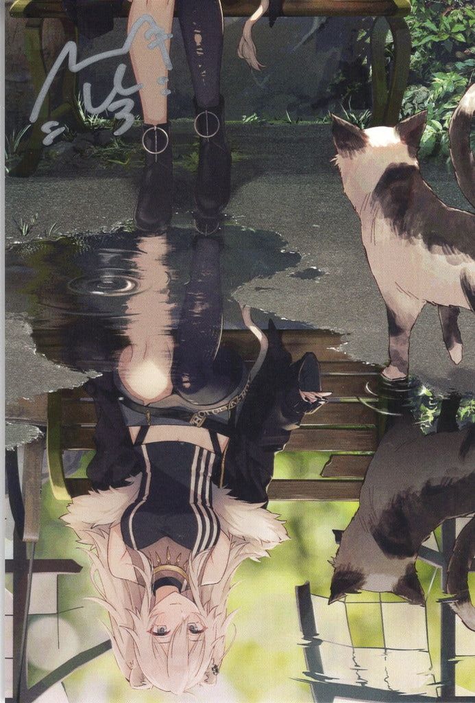 カバー 誕生日記念2020 ホロライブ 獅白ぼたん/(直筆)ポストカード