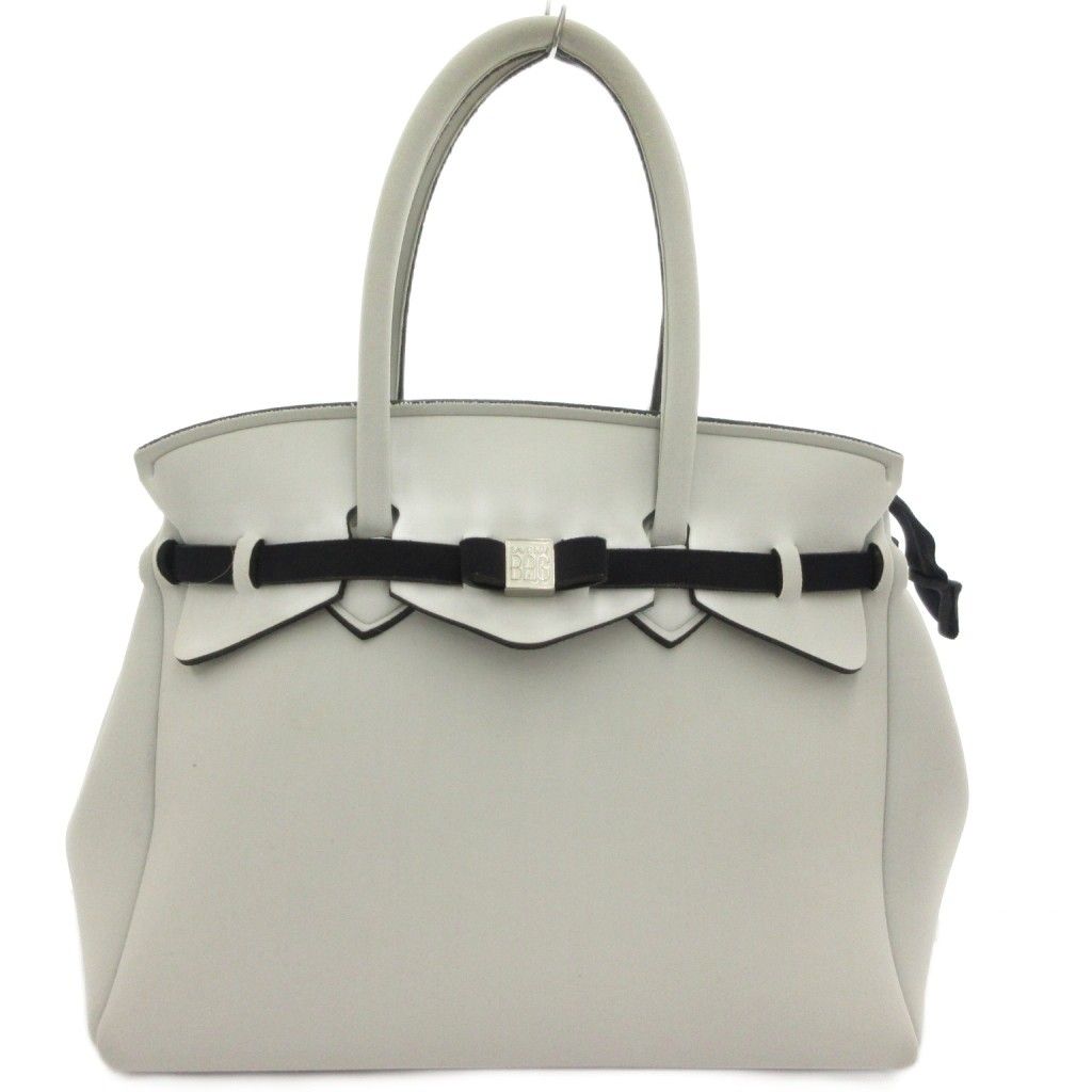 セーブマイバッグ SAVE MY BAG トートバッグ ハンドバッグ 白 ホワイト
