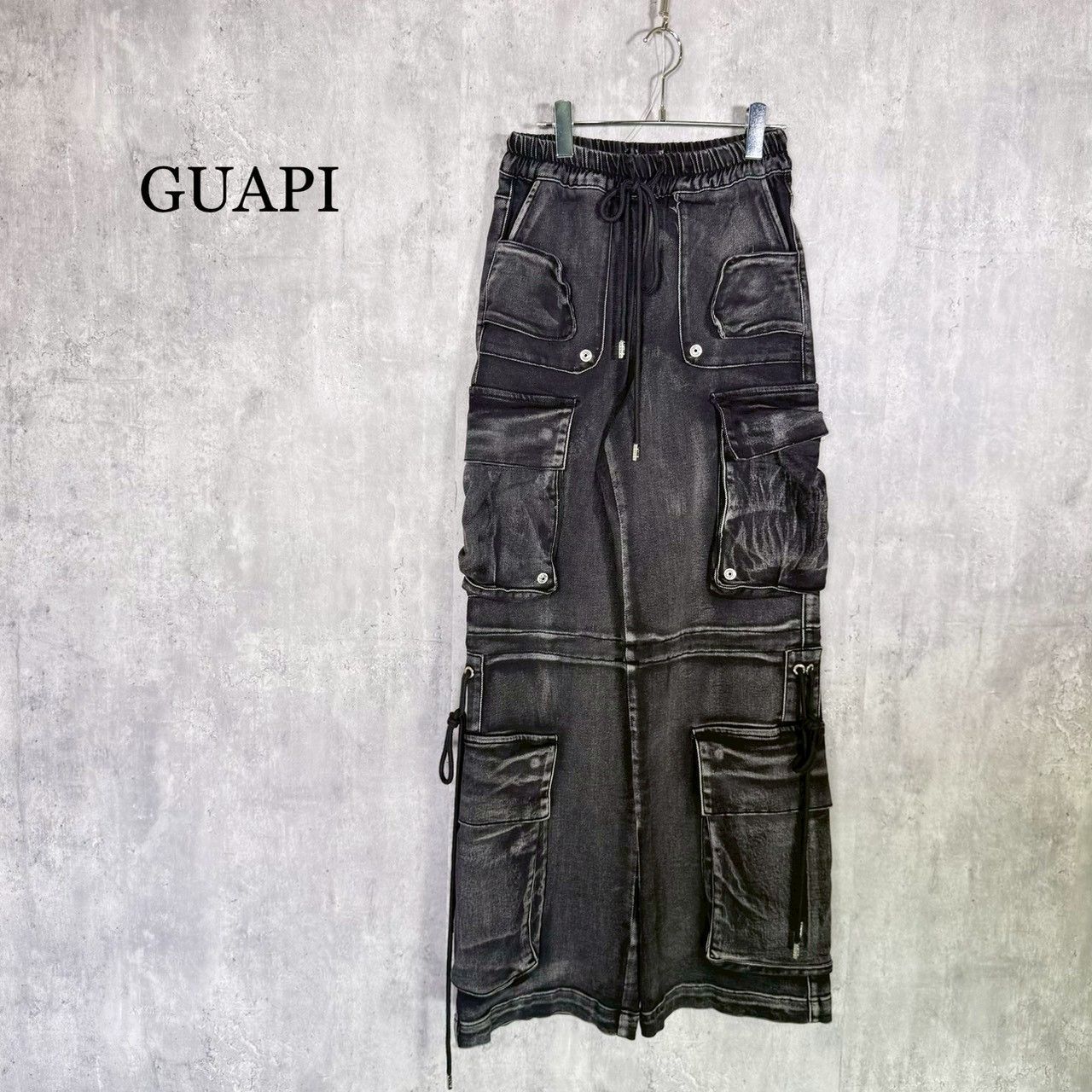 GUAPI IRON GREY CARGO グアピ Stacked Iron DENIM ⁄ Grey レア 
