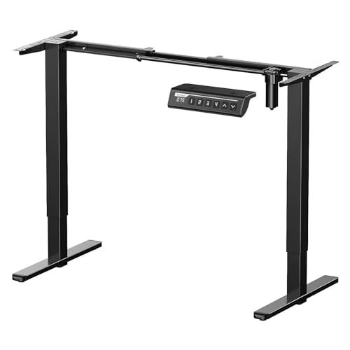 【新品】ErGear 電動 昇降式デスク 脚のみ スタンディングデスク 72-118cm高さ調節可能 耐荷重80kg 4パターン高さメモリー機能 上下自動昇降 衝突検知 静音 収納フック付き パソコンデスク 机 pcデスク オフィスデスク 作 f9fc6d27