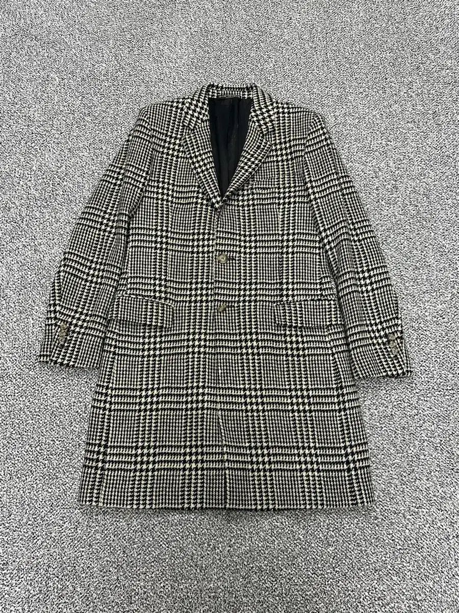正規品 AMI ロング ダブル CHECK パータン ジャケット コート