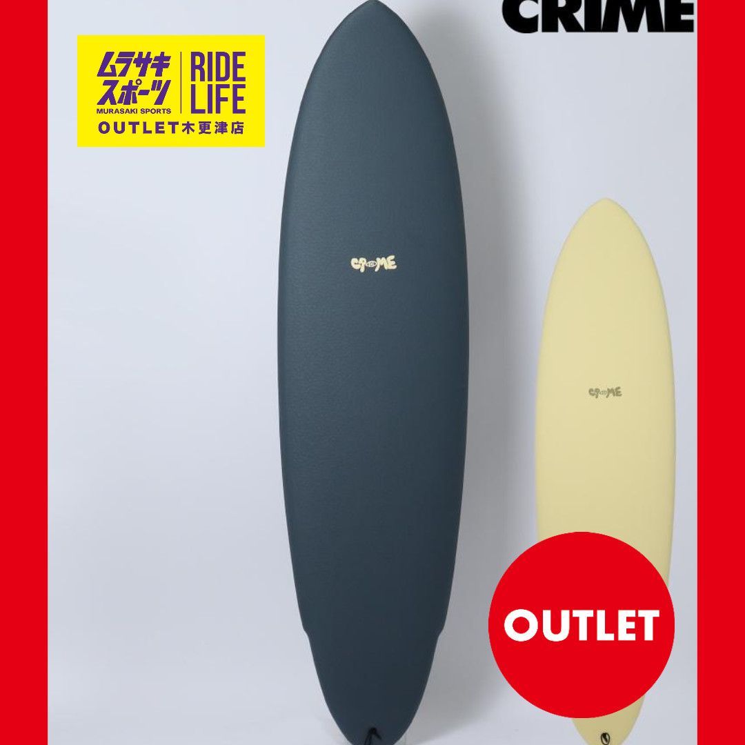 ムラスポOUTLET公式】サーフボード 新品 未使用 CRIME クライム ZEPHYR