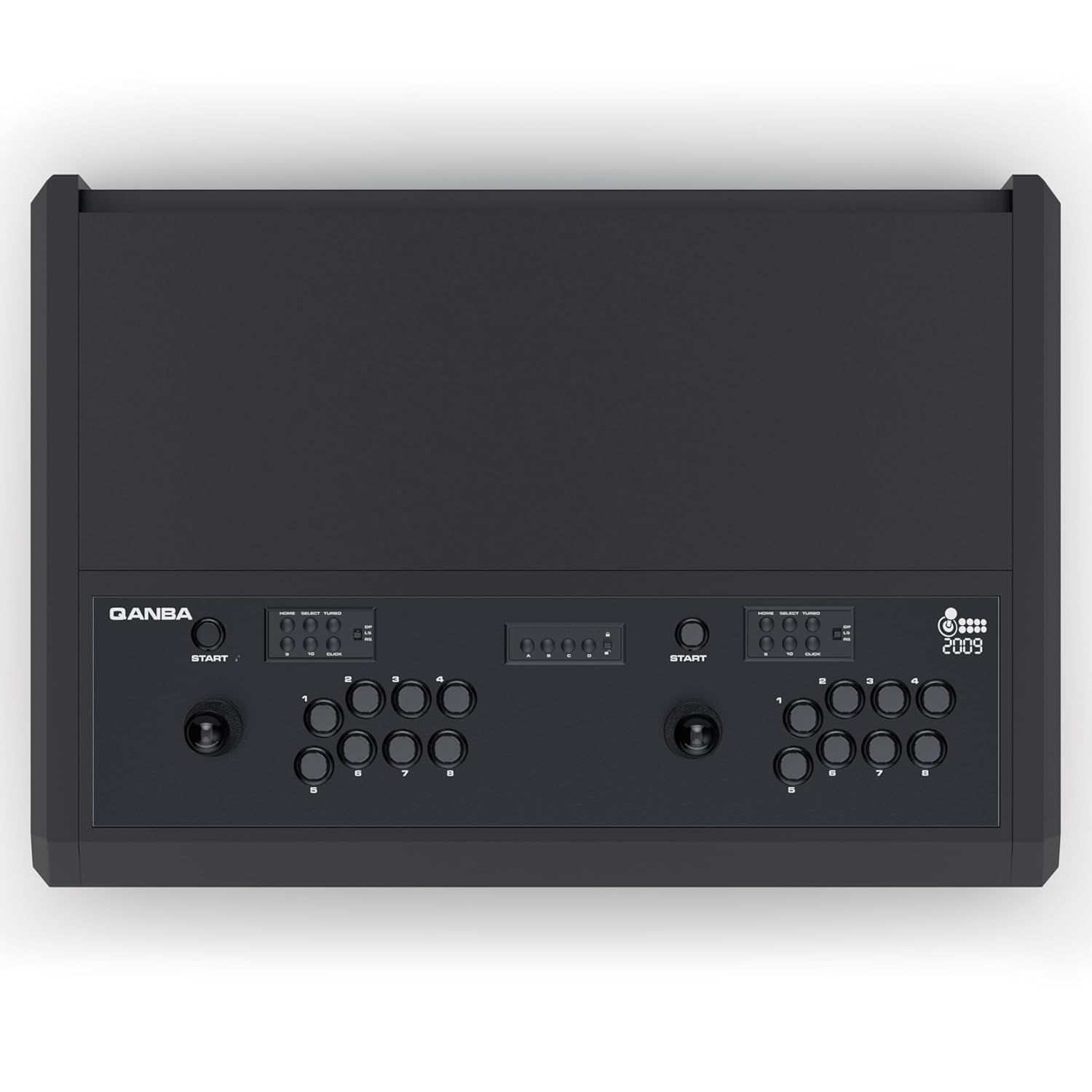 Qanba 2009 Arcade Joystick 2P クァンバ 2009 アーケード ジョイスティック 二人対戦台 (PC対応) Gravity メカニカル シャフト スイッチ 静音レバー & Gravity KS 静音ボタンを搭載 2009-2P