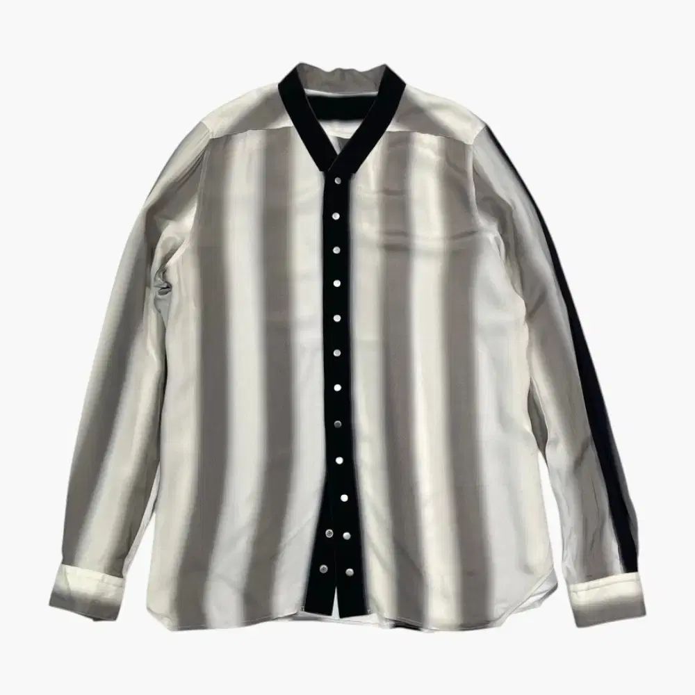 RICK OWENS リックオウエンス 21SS ニュートラル ディグレード プリント スナップ シャツ IT54