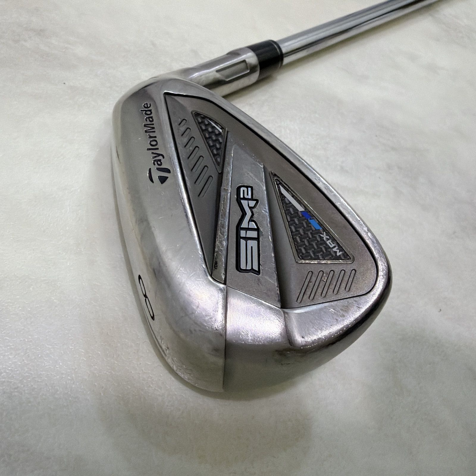 希少8番 テーラーメイド SIM2 MAX 単品アイアン 純正スチールシャフト