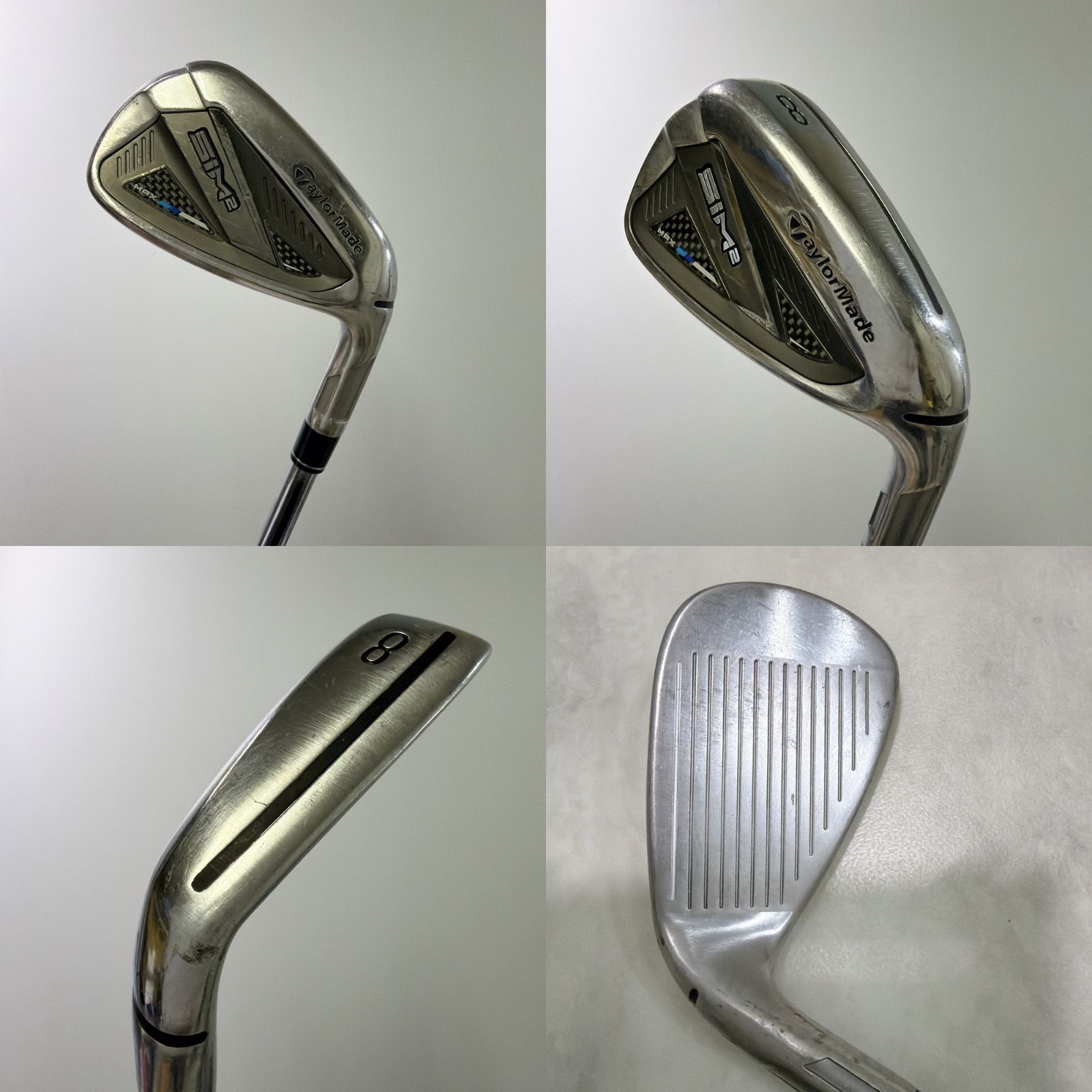 希少8番 テーラーメイド SIM2 MAX 単品アイアン 純正スチールシャフト