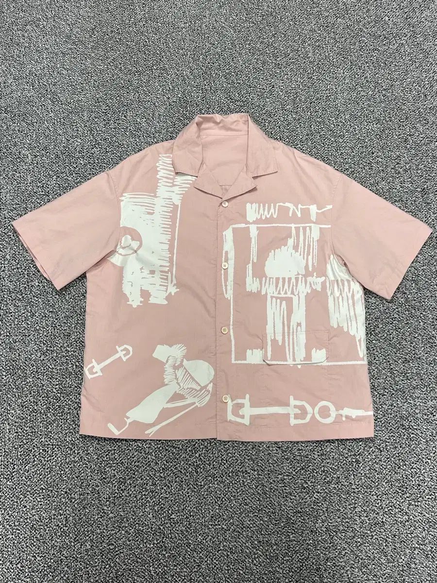 正規品 SYSTEM homme システムオム 半袖 シャツ 新モデル ピンク COLOR
