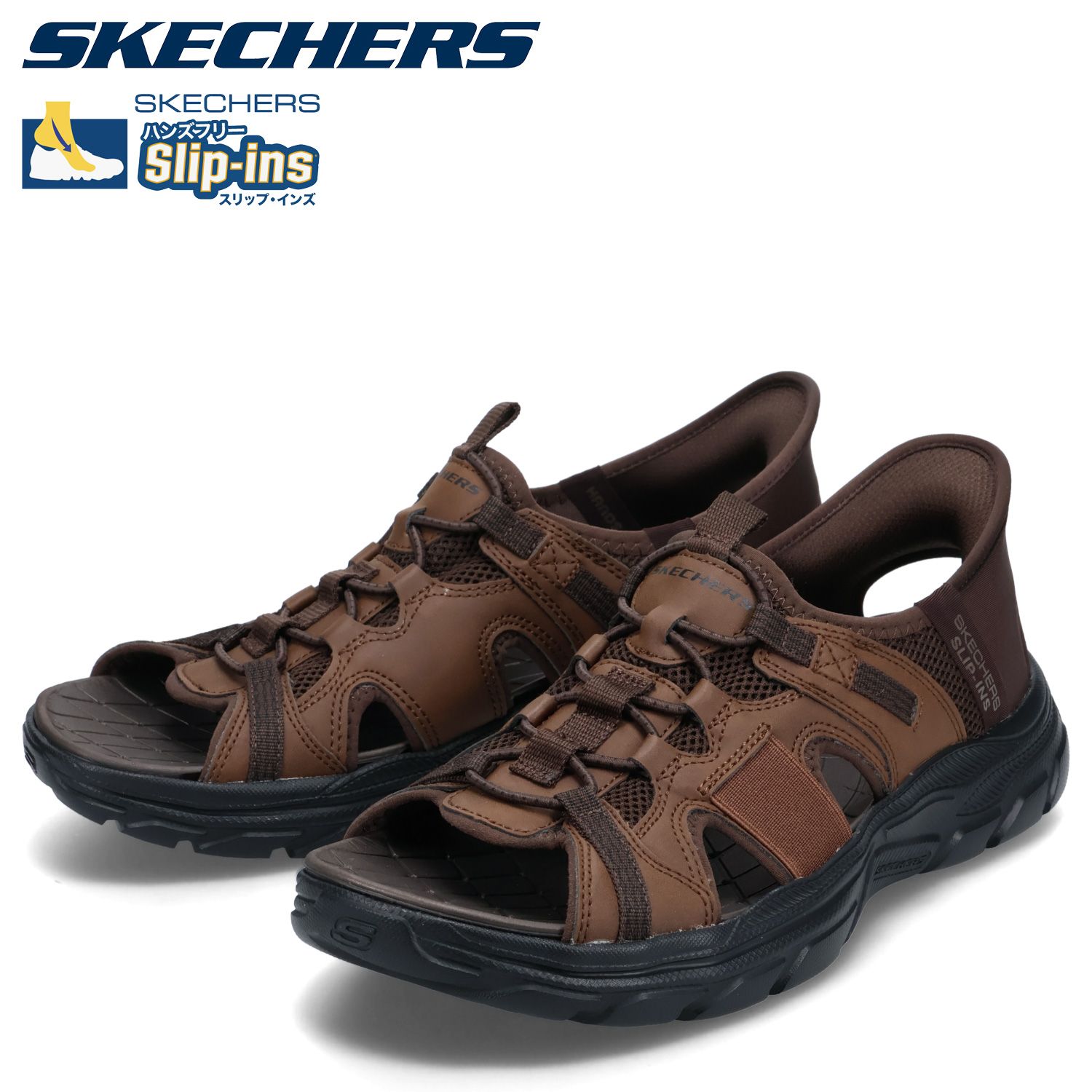 スケッチャーズ SKECHERS スリップインズ リボルテッド SS スポーツサンダル メンズ SLIP-INS REVOLTED SS 205181
