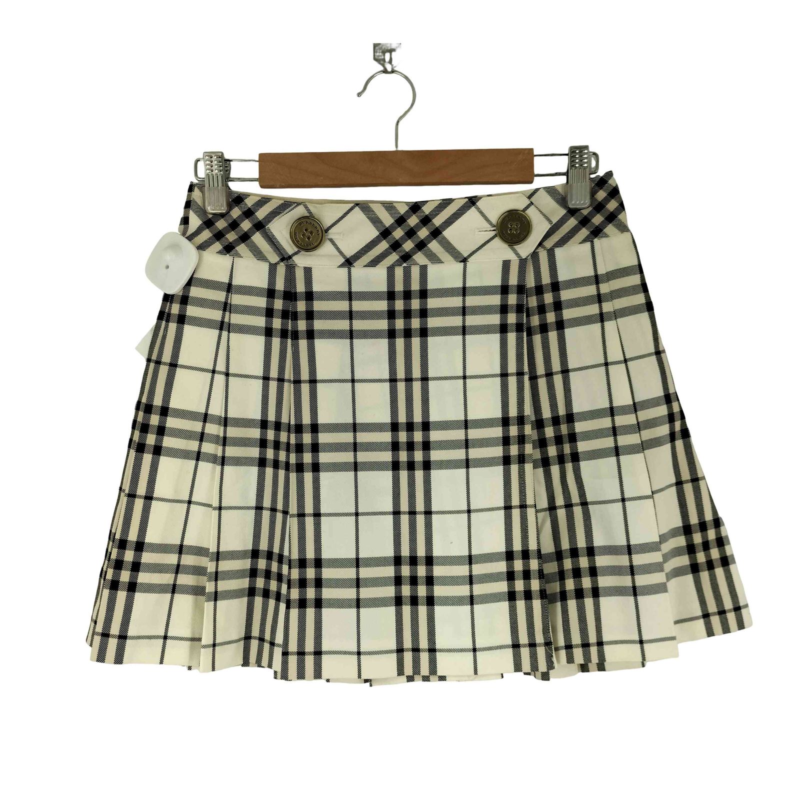 バーバリーブルーレーベル BURBERRY BLUE LABEL ノバチェック 巻きスカート レディース JPN：38