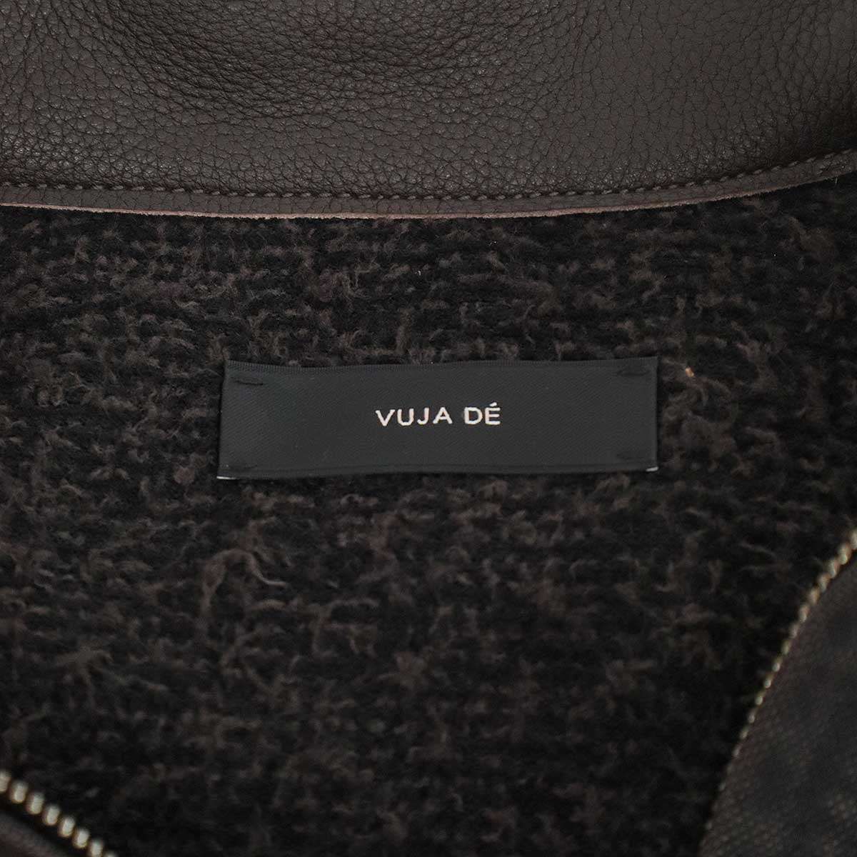 Vuja DE ヴジャデ KIRK WORK JACKET レザーカラーワークジャケット