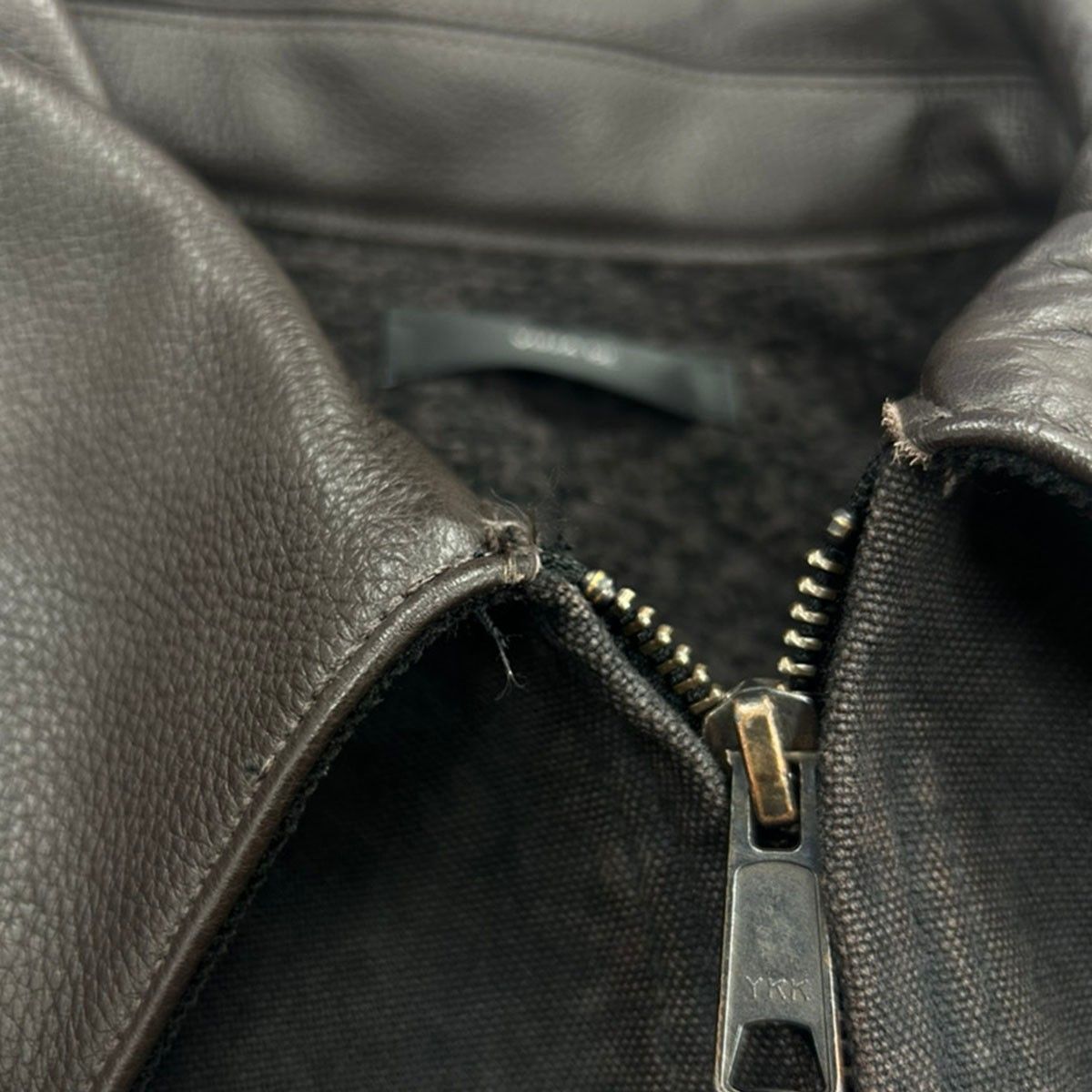 Vuja DE ヴジャデ KIRK WORK JACKET レザーカラーワークジャケット