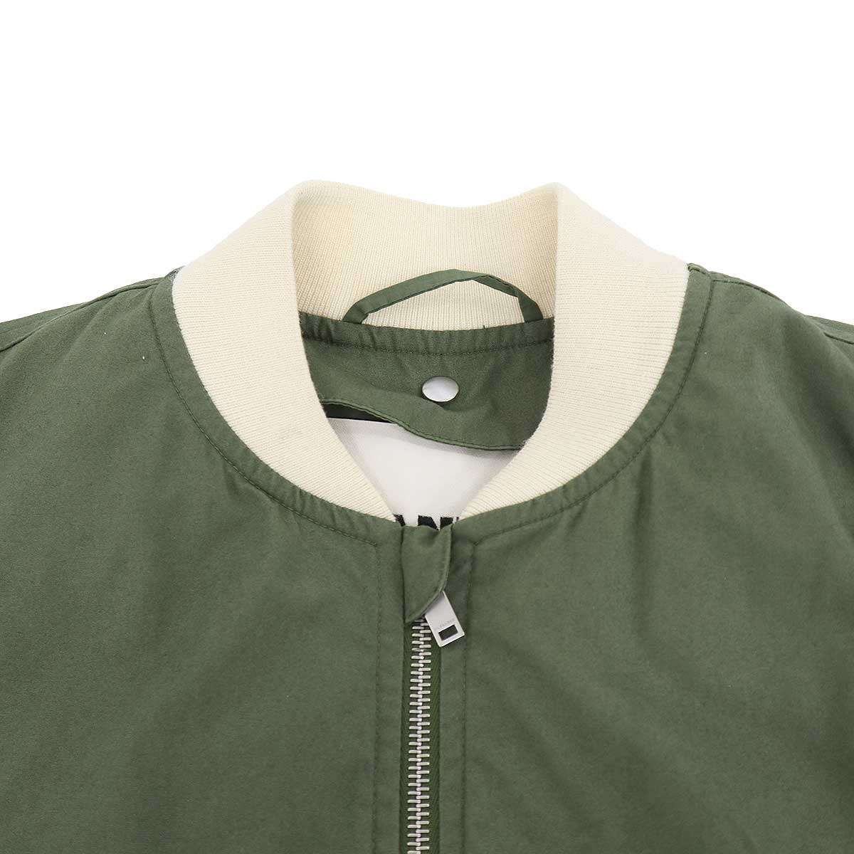 JIL SANDER＋ ジルサンダープラス 21AW ダウンライナーボンバージャケット JPPT440095 カーキ 34 JIL SANDER＋ ジルサンダープラス 21AW ダウンライナーボンバー