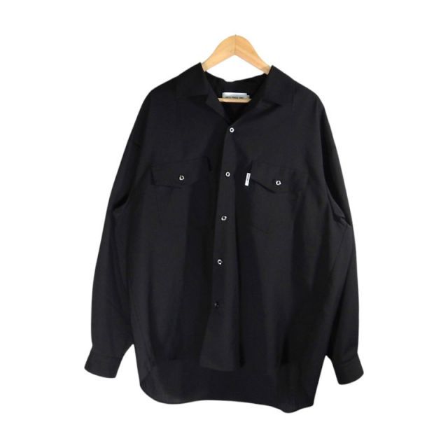 COOTIE 26ss T/W SCOUT SHIRT BLACK サイズM CTE-26S401 クーティー テトロン ウール スカウト シャツ トップス 大名店