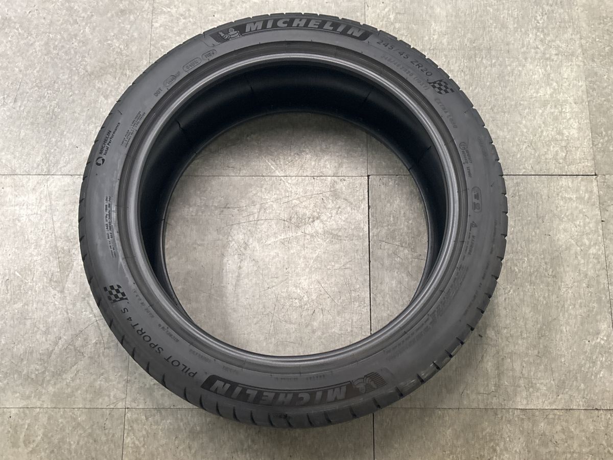 バリ溝】ミシュラン パイロットスポーツ4s 245/45R20 4本 クラウン 