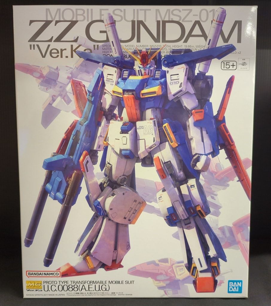BANDAI SPIRITS MG 機動戦士ガンダムZZ MSZ-010 ダブルゼータガンダム Ver.Ka/15+表記