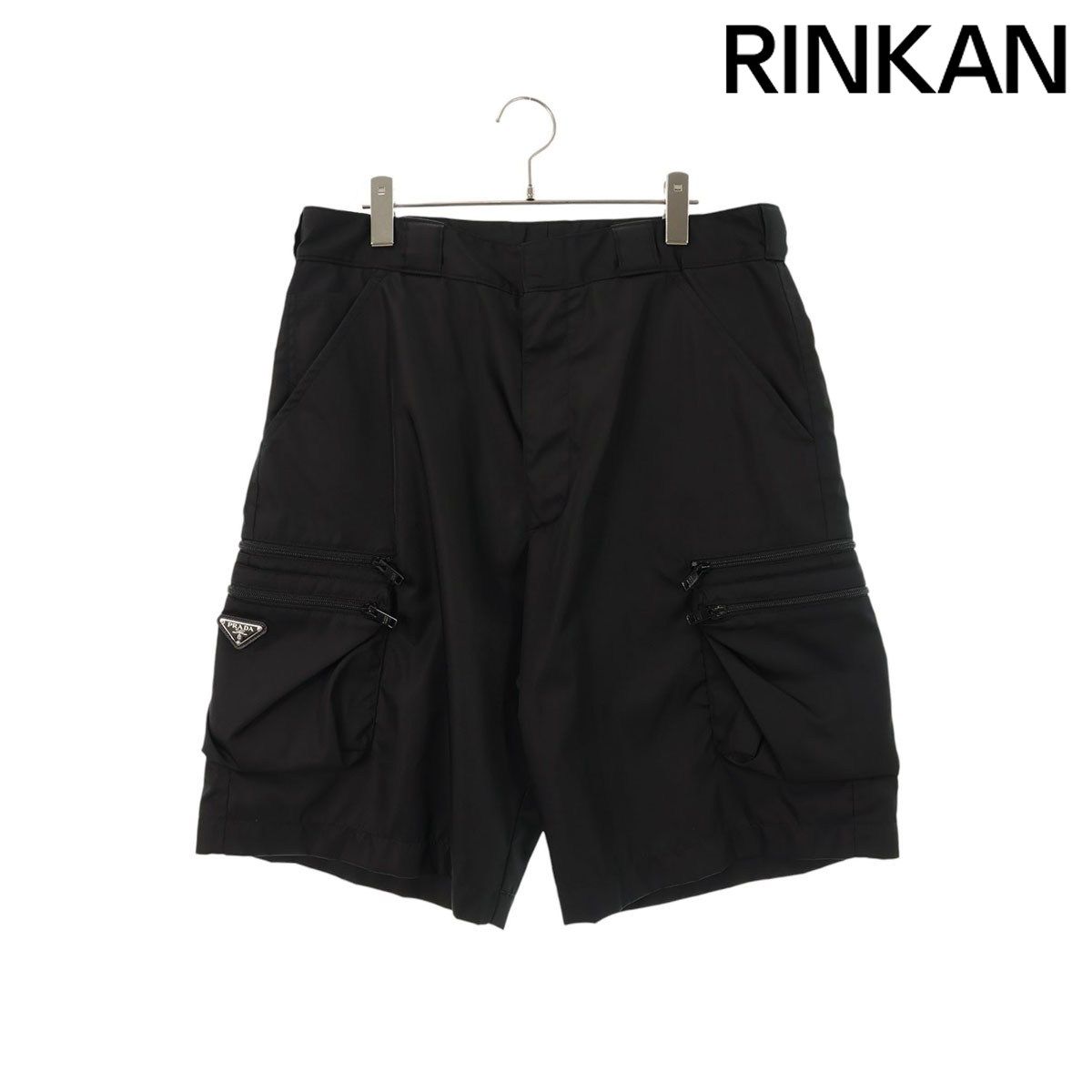 PRADA RE-NYLON ブラックカーゴショートパンツ M Re-Nylon - PRADA