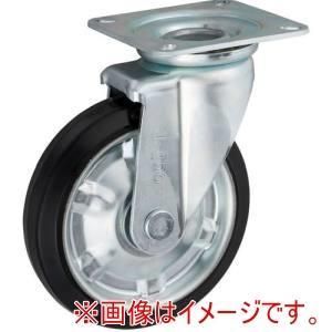 【新品・2営業日で発送】岐阜産研工業 UKAI 中荷重用キャスター 旋回(自在)金具 Jタイプ 耐熱ゴム 車輪径200mm (CRJ200 1841)