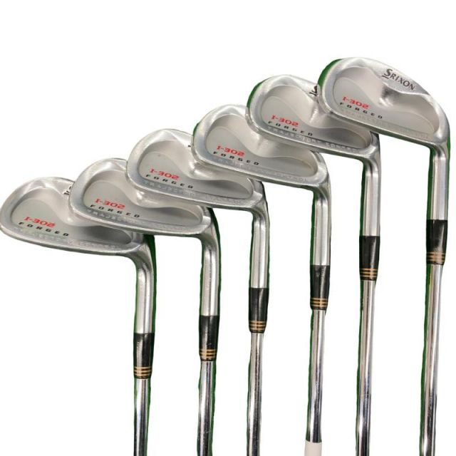 【中古】 ダンロップ SRIXON I-302 8S アイアンセット IR Dynamic Gold (フレックスS) メンズ 男性用 右利き 右用 Cランク ゴルフクラブ
