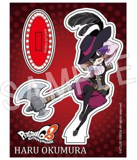 【中古】アクリルスタンド・アクリルパネル 奥村春(ノワール) 「ペルソナQ2 ニューシネマ ラビリンス ふぉーちゅん☆アクリルスタンド Vol.1」