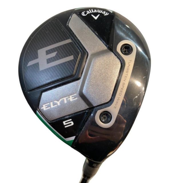 【中古】 キャロウェイ ELYTE 5W フェアウェイウッド FW VENTUS GREEN 50 for CW(ELYTE FW) (フレックスS) メンズ 男性用 右利き 右用 Aランク ゴルフクラブ
