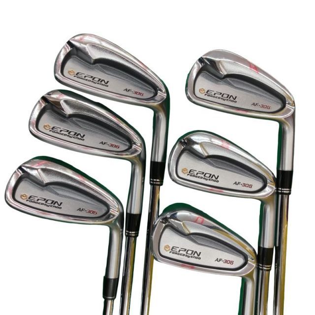 【中古】 エポンゴルフ株式会社 EPON AF-306 6S アイアンセット IR 純正特注シャフト (フレックスR) メンズ 男性用 右利き 右用 Cランク ゴルフクラブ