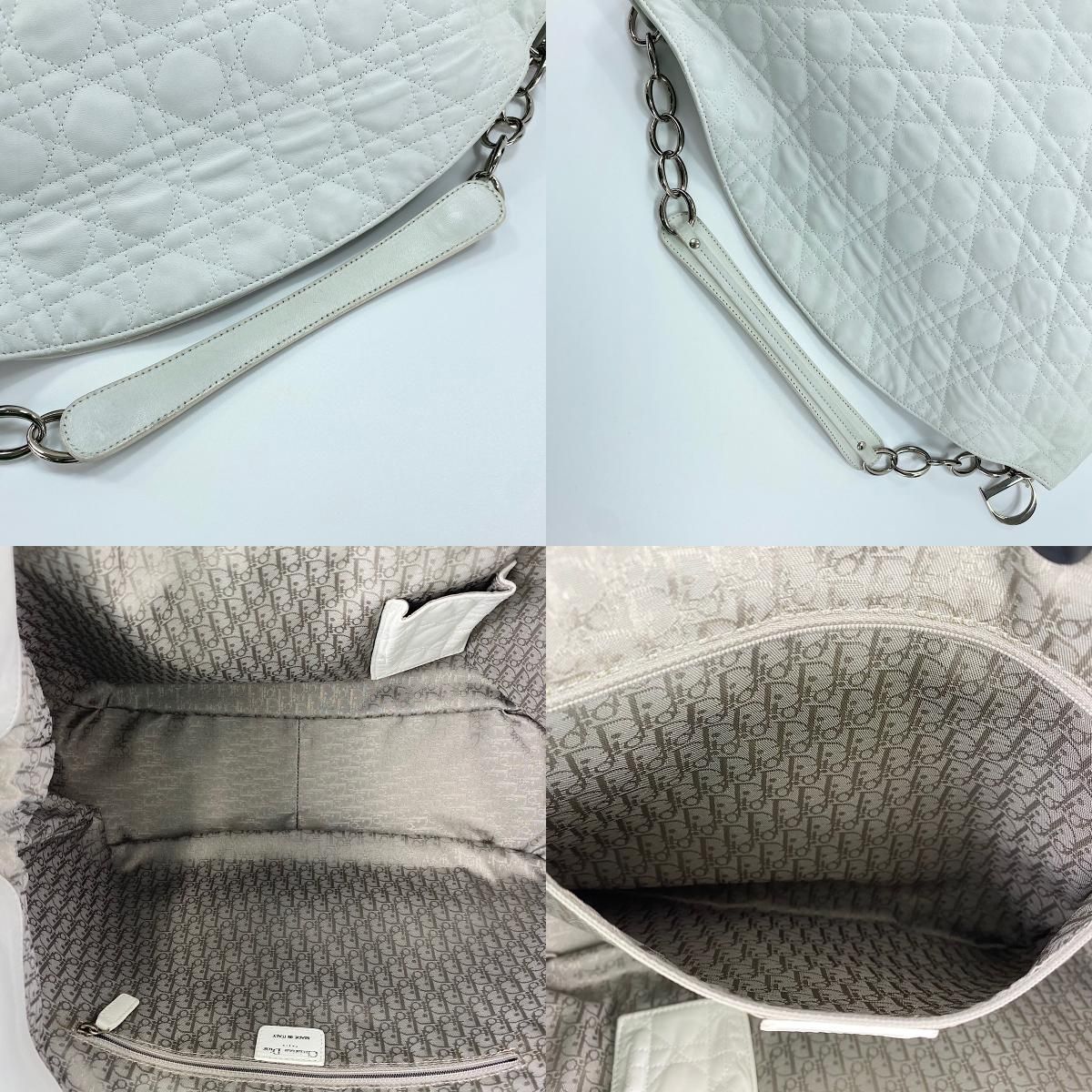 Christian Dior クリスチャンディオール ショルダーバッグ カナージュ 