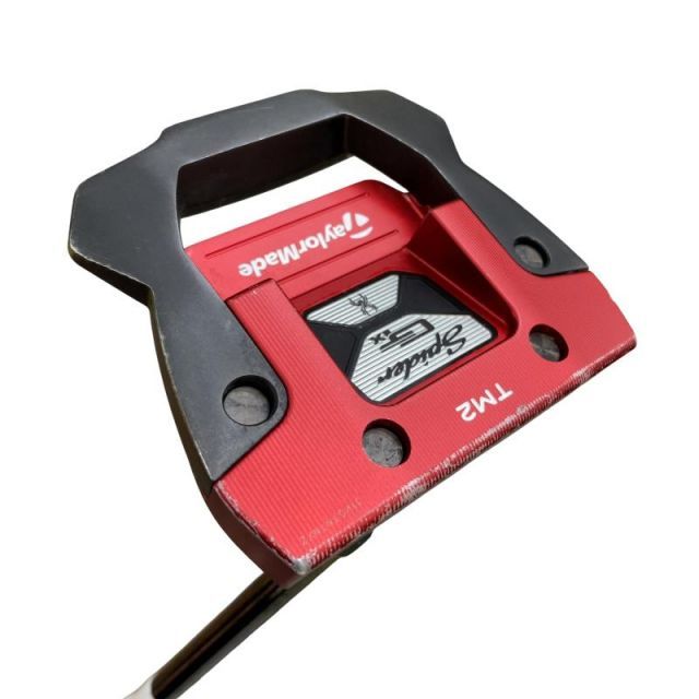 【中古】 テーラーメイド Spider GTx TRUSS RED TM2 34インチ パター PT スチール (フレックスその他) メンズ 男性用 右利き 右用 Dランク ゴルフクラブ