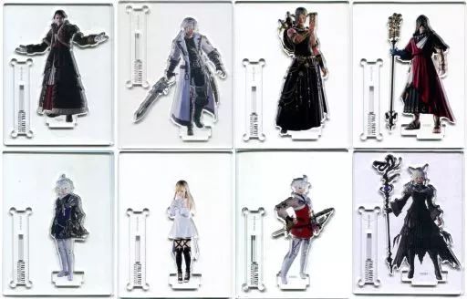 【中古】アクリルスタンド・アクリルパネル 全8種セット 特製アクリルスタンド(オープン5周年記念) 「ファイナルファンタジー エオルゼアカフェ」 スタンプラリーキャンペーン