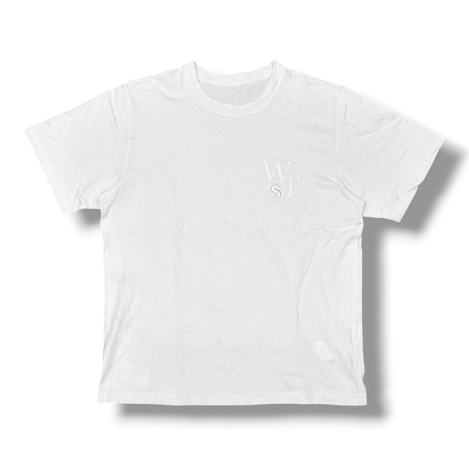 sacai × WTAPS Flock Print T-Shirt / SS / Cotton フロックプリントT