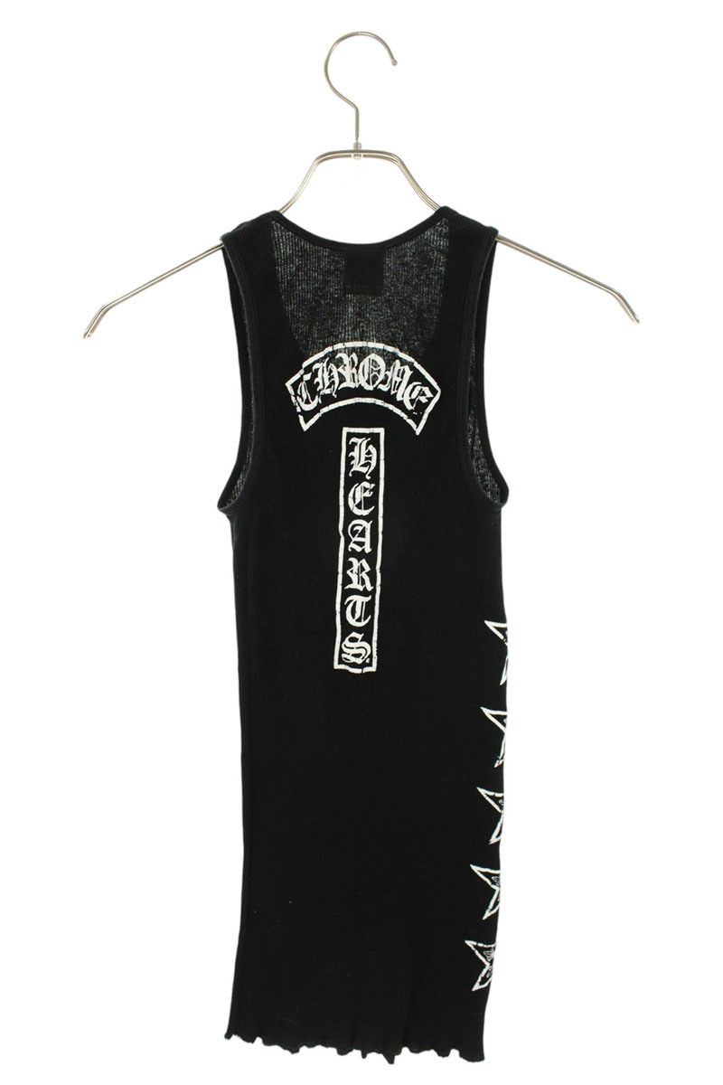 クロムハーツ RIB TANK サイドスタープリントタンクトップ メンズ S