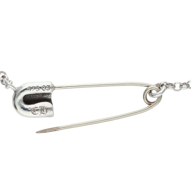 クロムハーツ SAFETY PIN R16 セーフティピンロールチェーン シルバー