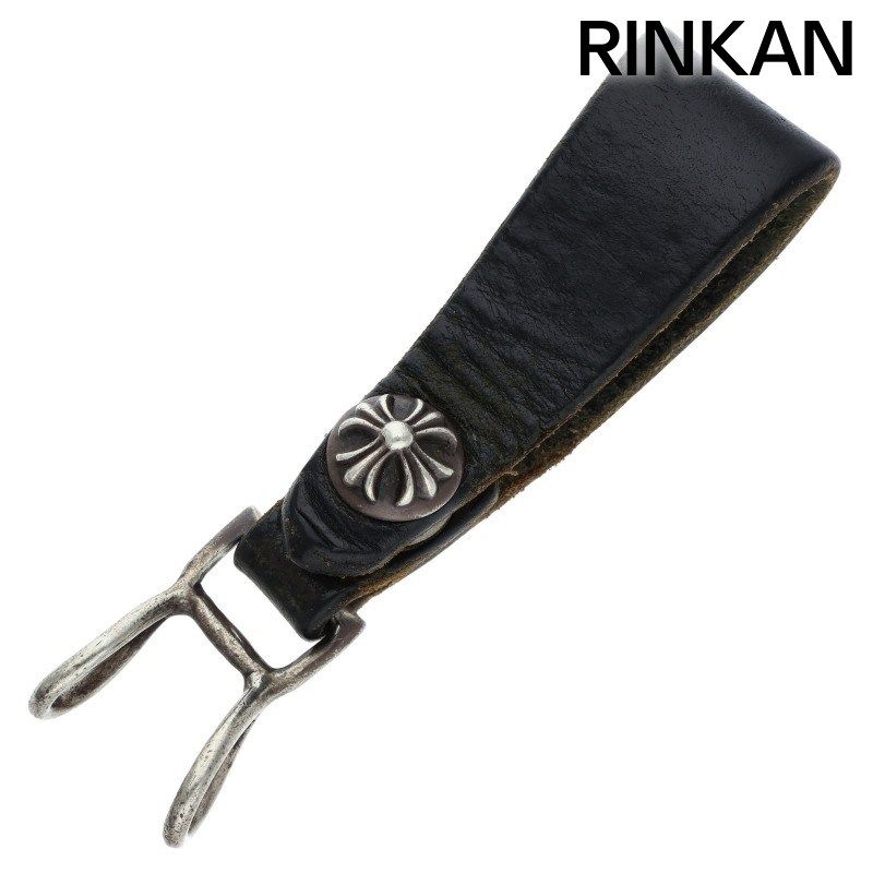 CHROME HEARTS BELT LOOP クロスボール　レザーベルトループ クロムハーツ BELT LOOP クロスボールボタンレザーベルトループ メンズ