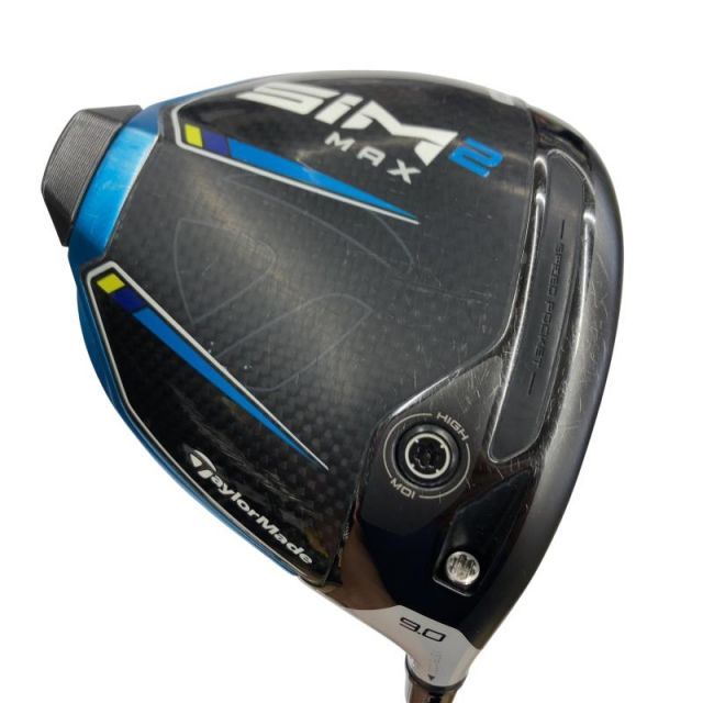 【中古】 テーラーメイド SIM2 MAX 9° ドライバー DR リシャフト (フレックスその他) メンズ 男性用 右利き 右用 Cランク ゴルフクラブ