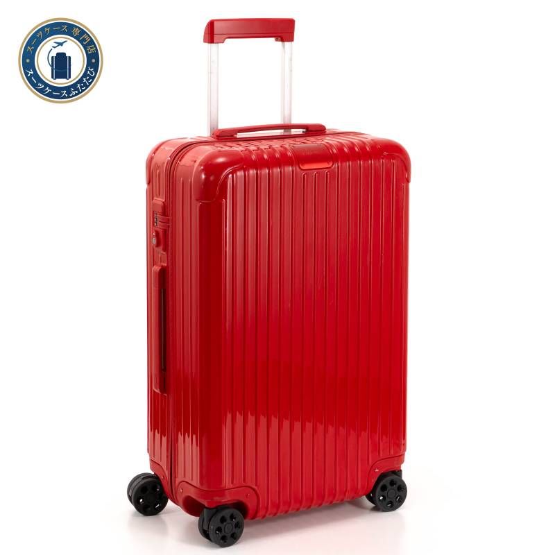 RIMOWA リモワ Essential エッセンシャル Check-IN M チェックインM 60L 4輪 TSAロック グロスレッド 光沢仕上げ 赤色 スーツケース キャリーバッグ 83263654