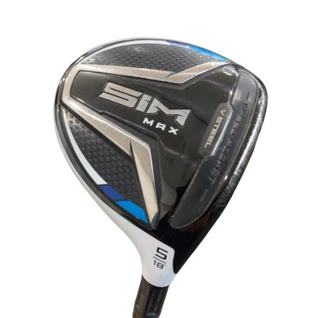 【中古】 テーラーメイド SIM MAX 5W フェアウェイウッド FW TENSEI BLUE TM50(FW) (フレックスSR) メンズ 男性用 右利き 右用 Cランク ゴルフクラブ