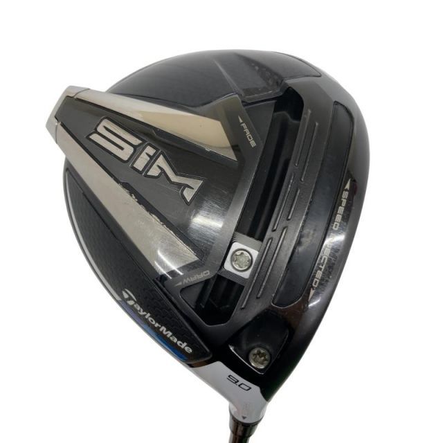 【中古】 テーラーメイド SIM 9° ドライバー DR 純正特注シャフト (フレックスS) メンズ 男性用 右利き 右用 Cランク ゴルフクラブ