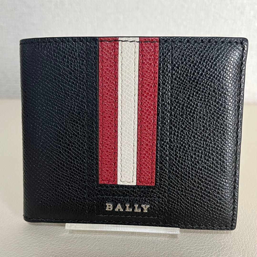 美品　BALLY　バリー　二つ折り財布　札入れ　カード入れ　定期入れ　レザー