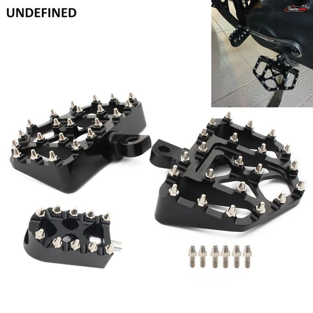 ハーレー ダイナ スポーツスター 883 ソフテイル ストリートボブ FXDF 用 MX オフロード フロアボード ワイド フットペグ シフターペグ ペ