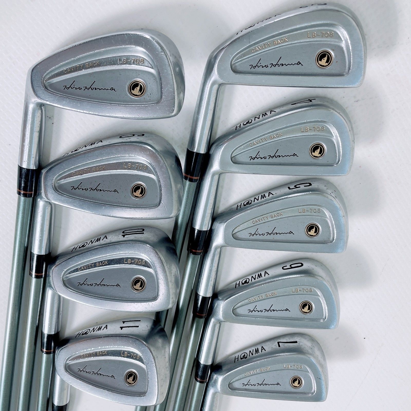 【中古】ホンマ LB-708 CAVITY BACK 3-11I 9本セット アイアン セット/左利き【S】