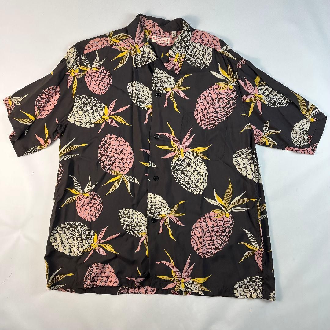 美品 XL SUN SURF アロハシャツ レーヨン パイナップル 日本製 - メルカリ