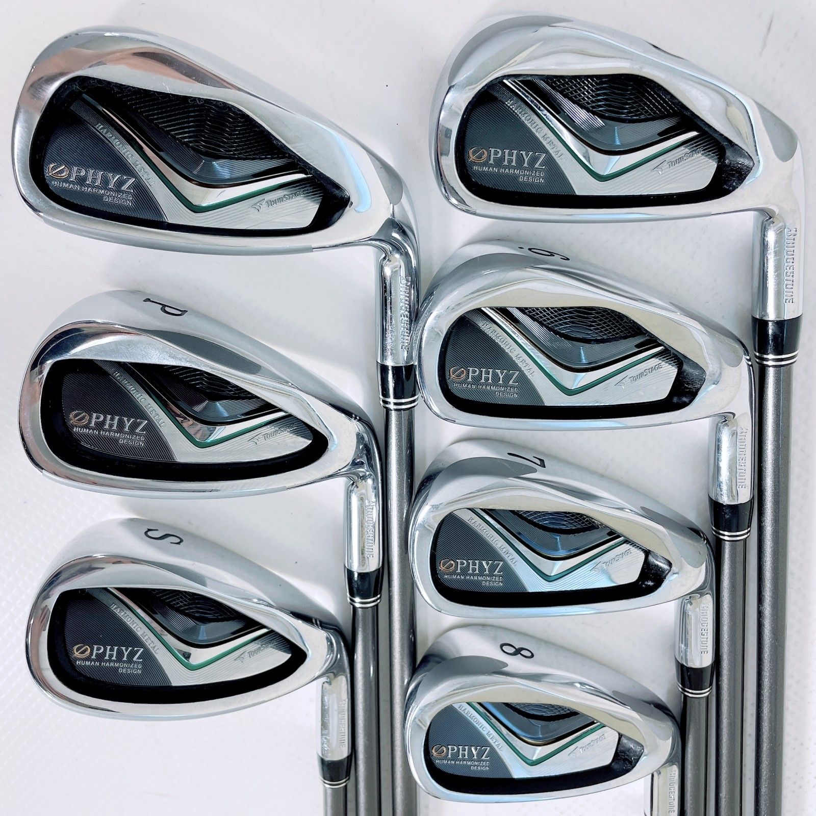 【中古】ブリヂストン TOURSTAGE PHYZ 5-9I/PW/SW 7本セット アイアン セット【R】