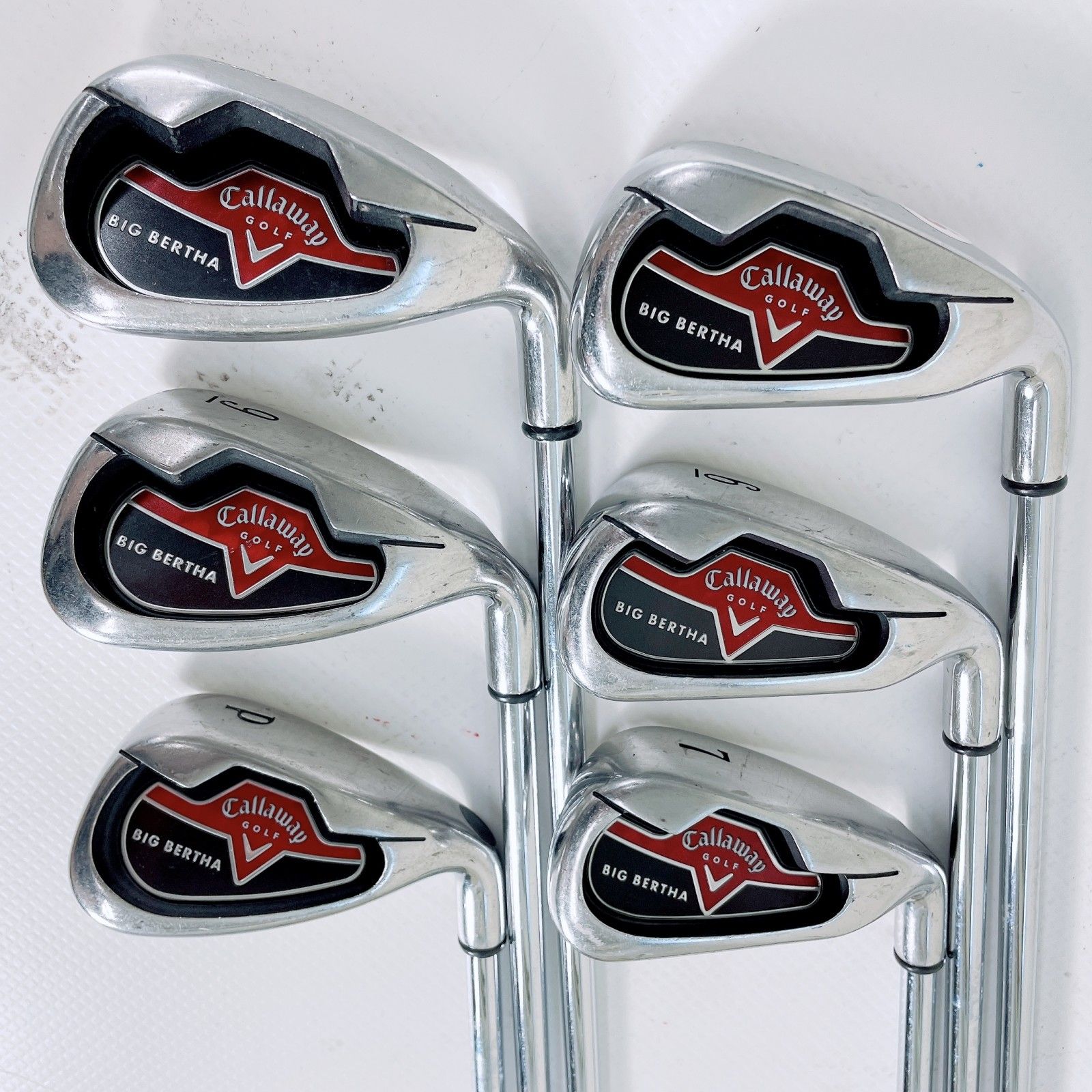 【中古】キャロウェイ BIG BERTHA 5-9I/PW 6本セット アイアン セット【S】