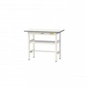 【新品・5営業日で発送】COMOLIFE コモライフ SUP-945F-WW+UK-900-W ワークテーブル 150シリーズ 固定(H740mm)(中間棚板付き)+150シリーズ用架台 (2291769) 31,340円