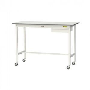 【新品・5営業日で発送】COMOLIFE コモライフ 山金工業(YamaTec) SUPHC-1560U-WW ワークテーブル 150シリーズ 移動(H1035mm)(キャビネット付き) (2291703)