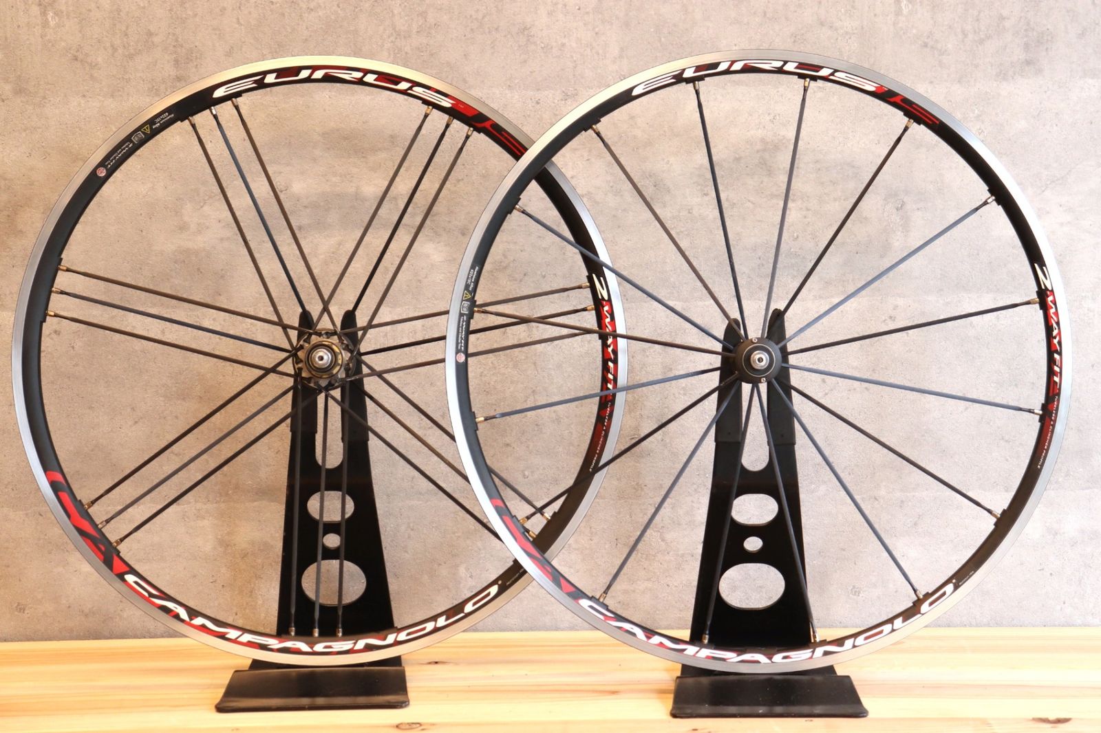 【中古品】カンパニョーロ　ユーラス　チューブラー　シマノ10S カンパニョーロ CAMPAGNOLO ユーラス EURUS 2WAY-FIT シマノ 10S