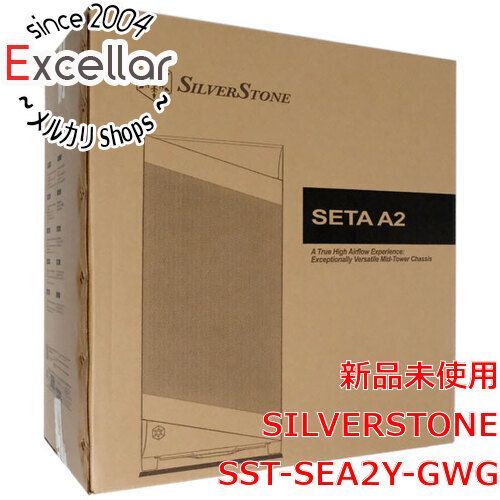 [bn:17] SILVERSTONE製　PCケース SST-SEA2Y-GWG　ローズゴールド/ホワイト