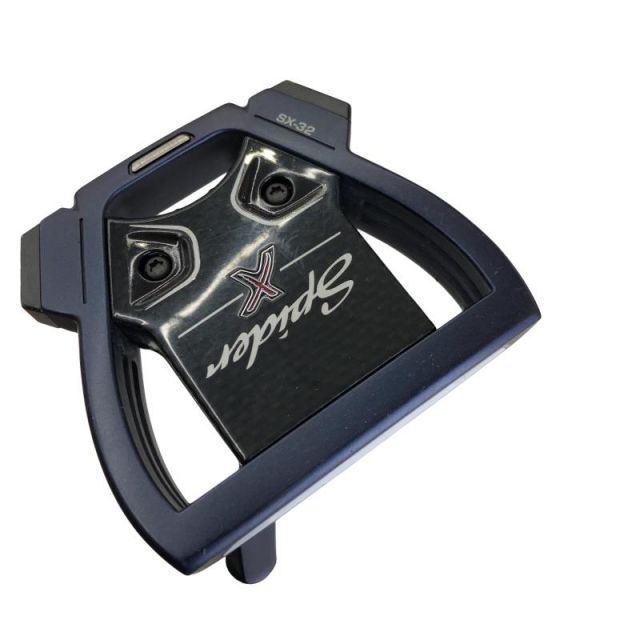 【中古】 テーラーメイド Spider X BLUE スモールスラント 34インチ パター PT スチール(ブラック) (フレックスその他) メンズ 男性用 右利き 右用 Cランク ゴルフクラブ